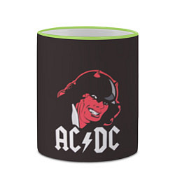 Кружка 3D AC/DC Devil, цвет: 3D-светло-зеленый кант — фото 2