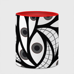 Кружка 3D Alchemist Eyes, цвет: 3D-белый + красный — фото 2