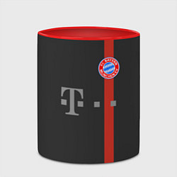Кружка 3D Bayern FC: Black 2018, цвет: 3D-белый + красный — фото 2