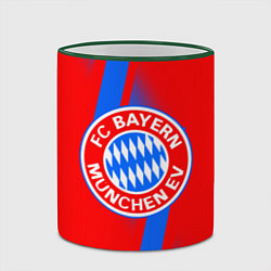 Кружка 3D FC Bayern: Storm, цвет: 3D-зеленый кант — фото 2