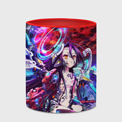 Кружка 3D No Game No Life Zero, цвет: 3D-белый + красный — фото 2