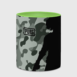 Кружка 3D PUBG: Camo Shadow, цвет: 3D-белый + светло-зеленый — фото 2