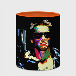 Кружка 3D Terminator Art, цвет: 3D-белый + оранжевый — фото 2