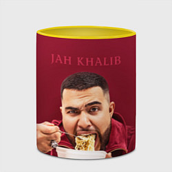 Кружка 3D Jah Khalib: Eat Wok, цвет: 3D-белый + желтый — фото 2