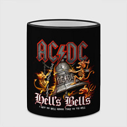 Кружка 3D AC DC - bell with devils, цвет: 3D-черный кант — фото 2