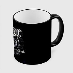 Кружка цветная AC DC - gun