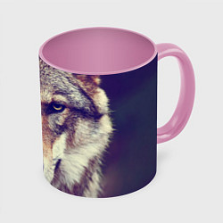 Кружка цветная Angry Wolf