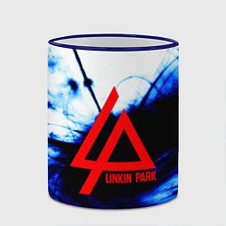 Кружка 3D Linkin Park blue smoke, цвет: 3D-синий кант — фото 2