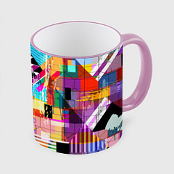 Кружка цветная RGB Geometry