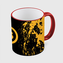 Кружка цветная Bitcoin Master