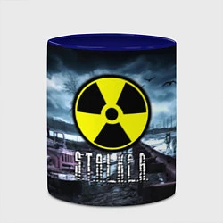 Кружка 3D S.T.A.L.K.E.R: Radiation, цвет: 3D-белый + синий — фото 2