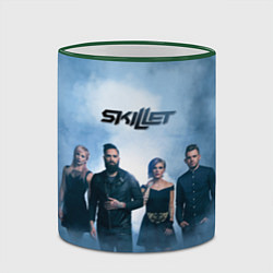 Кружка 3D Skillet: Smoke, цвет: 3D-зеленый кант — фото 2