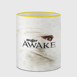 Кружка 3D Skillet: Awake, цвет: 3D-желтый кант — фото 2