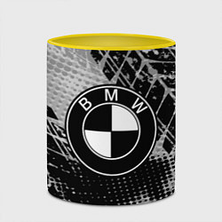 Кружка 3D BMW Sport Drive, цвет: 3D-белый + желтый — фото 2