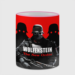 Кружка 3D Wolfenstein: The New Order, цвет: 3D-розовый кант — фото 2