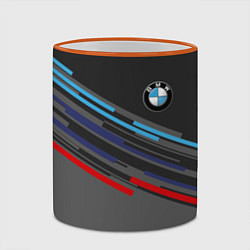 Кружка 3D BMW BRAND COLOR, цвет: 3D-оранжевый кант — фото 2