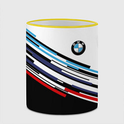 Кружка 3D BMW BRAND COLOR БМВ, цвет: 3D-желтый кант — фото 2