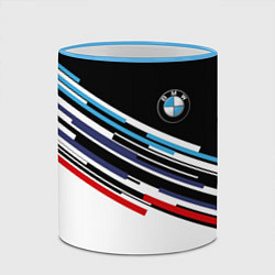 Кружка 3D BMW BRAND COLOR БМВ, цвет: 3D-небесно-голубой кант — фото 2