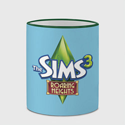 Кружка 3D The Sims 3: Roaring Heights, цвет: 3D-зеленый кант — фото 2