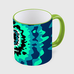 Кружка 3D Haunted Family, цвет: 3D-светло-зеленый кант