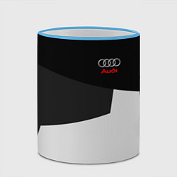 Кружка 3D Audi Sport, цвет: 3D-небесно-голубой кант — фото 2