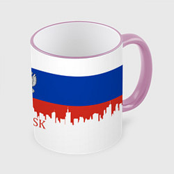 Кружка 3D Irkutsk: Russia цвета 3D-розовый кант — фото 1
