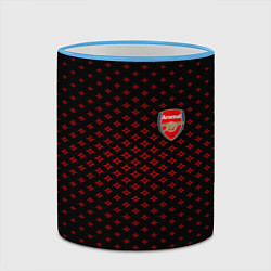 Кружка 3D Arsenal: Sport Grid, цвет: 3D-небесно-голубой кант — фото 2