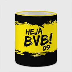 Кружка 3D Heja BVB 09, цвет: 3D-желтый кант — фото 2