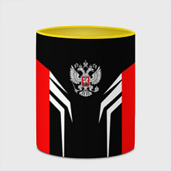 Кружка 3D Russia: Sport Line, цвет: 3D-белый + желтый — фото 2