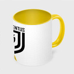 Кружка 3D FC Juventus: Football Point, цвет: 3D-белый + желтый