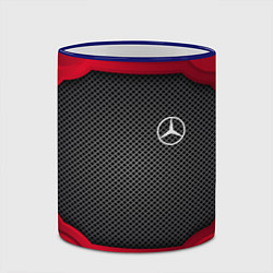 Кружка 3D Mercedes Benz: Metal Sport, цвет: 3D-синий кант — фото 2