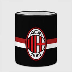 Кружка 3D AC Milan 1899, цвет: 3D-черный кант — фото 2