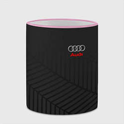 Кружка 3D Audi: Grey Collection, цвет: 3D-розовый кант — фото 2