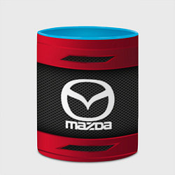 Кружка 3D Mazda Sport, цвет: 3D-белый + небесно-голубой — фото 2