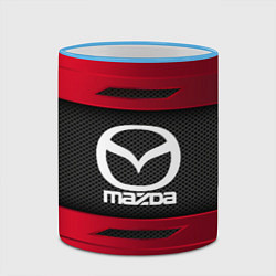 Кружка 3D Mazda Sport, цвет: 3D-небесно-голубой кант — фото 2