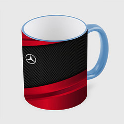 Кружка цветная Mercedes Benz: Red Sport