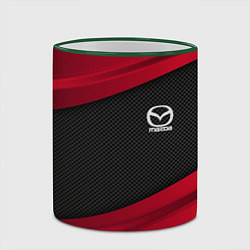 Кружка 3D Mazda: Red Sport, цвет: 3D-зеленый кант — фото 2
