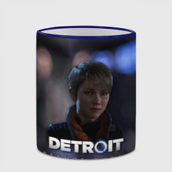 Кружка 3D Detroit: Kara, цвет: 3D-синий кант — фото 2