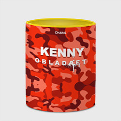 Кружка 3D Kenny: Obladaet Camo, цвет: 3D-белый + желтый — фото 2