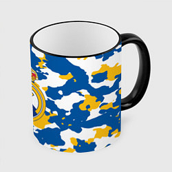Кружка 3D Real Madrid: Camo, цвет: 3D-черный кант