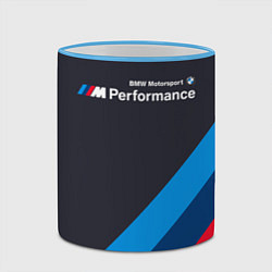 Кружка 3D BMW M Performance, цвет: 3D-небесно-голубой кант — фото 2