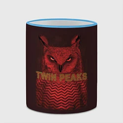 Кружка 3D Twin Peaks: Red Owl, цвет: 3D-небесно-голубой кант — фото 2