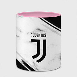 Кружка 3D Juventus, цвет: 3D-белый + розовый — фото 2