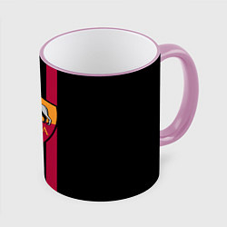 Кружка 3D FC Roma 1927, цвет: 3D-розовый кант