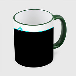 Кружка 3D Detroit: AX400, цвет: 3D-зеленый кант