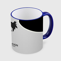 Кружка 3D XXXTentacion RIP, цвет: 3D-синий кант