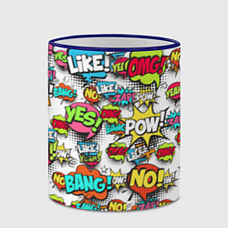 Кружка 3D Pop art Fashion, цвет: 3D-синий кант — фото 2