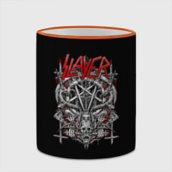 Кружка 3D Slayer: Hell Goat, цвет: 3D-оранжевый кант — фото 2