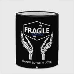 Кружка 3D Death Stranding: Fragile Express, цвет: 3D-черный кант — фото 2