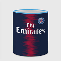 Кружка 3D FC PSG: Neymar 18-19, цвет: 3D-небесно-голубой кант — фото 2